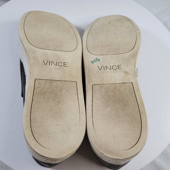 Vince Warren Slip On Microsuede Platform Flat Sneakers Gray Womens Size 8 - Picture 7 of 9